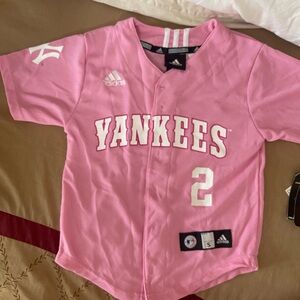 Adidas Kids Pink Yankees Jersey